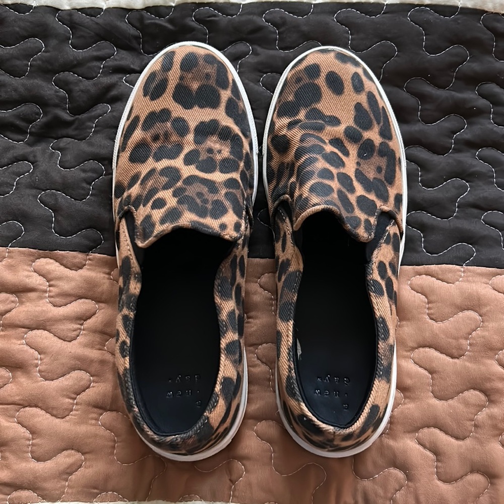 Target Cheetah Print Slip Ons, Size 7.5